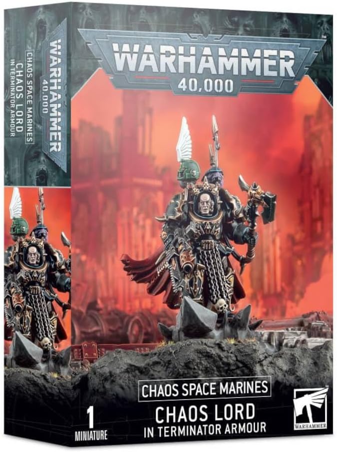 Chaos Space Marines: Chaos Lord in Terminator Armour